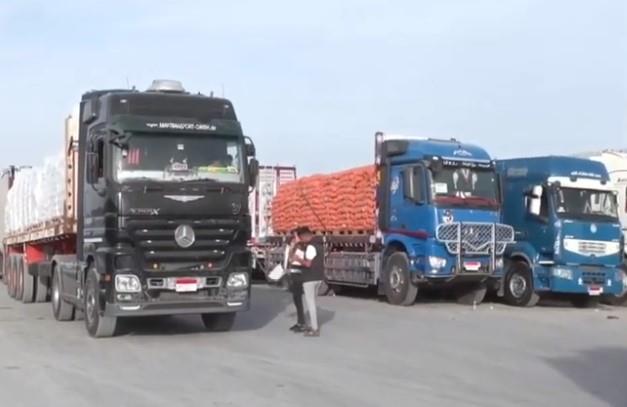 معبر رفح شريان حياة للفلسطينيين.. دخول 132 شاحنة مساعدات داخل قطاع غزة