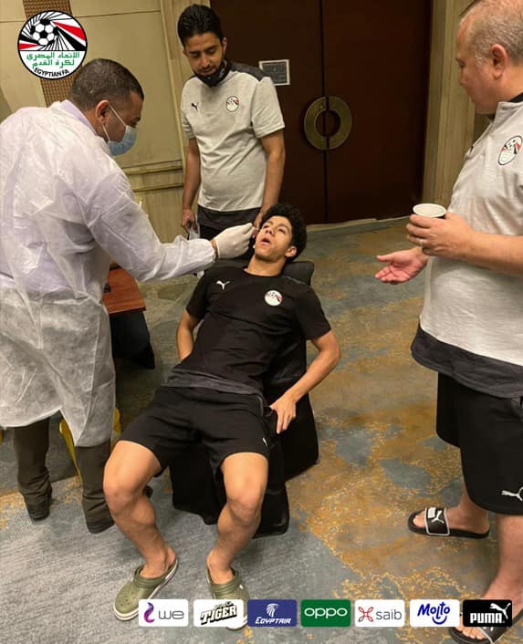 مسحة طبية للمنتخب الأولمبى