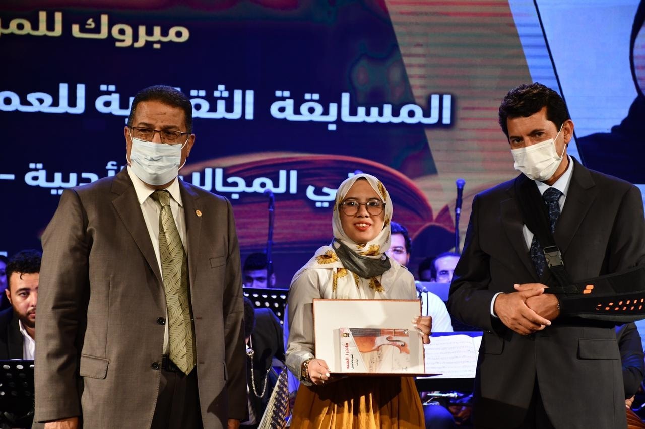 وزير الرياضة يشهد حفل ختام وتوزيع جوائز المسابقة الثقافية للموهوبين