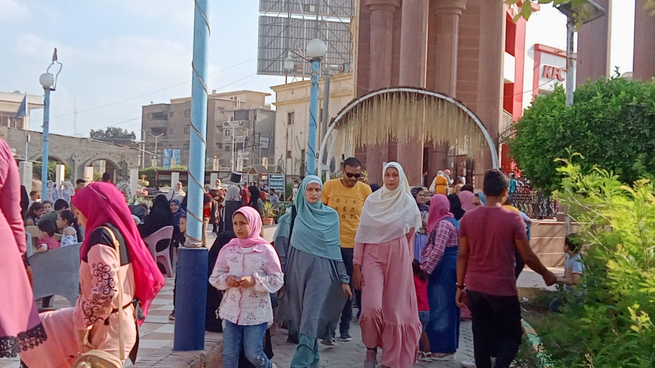 حدائق ومنتزهات كفر الشيخ فى ثالث أيام عيد الأضحى