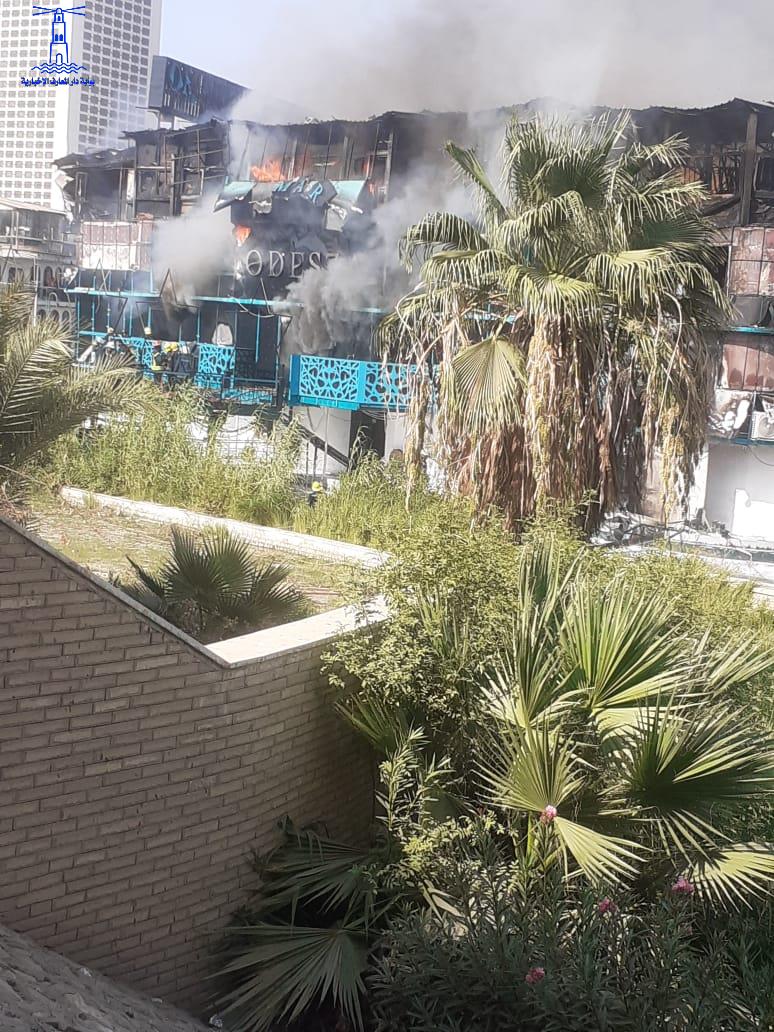  حريق الباخرة النيلية بالزمالك