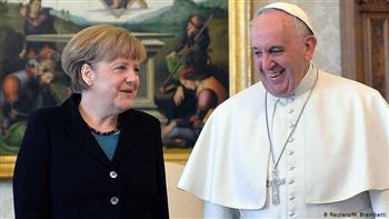   ميركل تلتقي بابا الفاتيكان ورئيس الوزراء الإيطالي الخميس