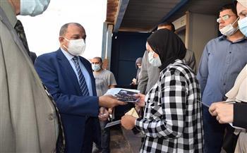 رئيس جامعة بنى سويف يستقبل الطلاب الجدد 