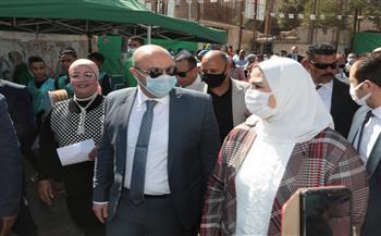 «غنيم» يشارك وزيرة التضامن بإطلاق حملة «بالوعي مصر بتتغير للأفضل»