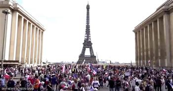   فرنسا.. 45 ألف شخص يحتجون على الجواز الصحي