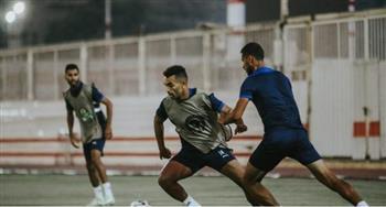مران الزمالك.. تقسيمة خفيفة بالكرة بين اللاعبين
