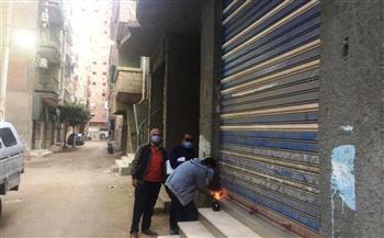 محافظة الجيزة ..غلق وتشميع 30 محل تجاري وورشه خالفوا مواعيد الغلق