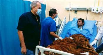   الصحة: إصابة ١٤ مواطنا باختناقات في حريق مهرجان الجونة