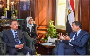 محافظ الإسكندرية يستقبل سفير فرنسا لدول البحر المتوسط 