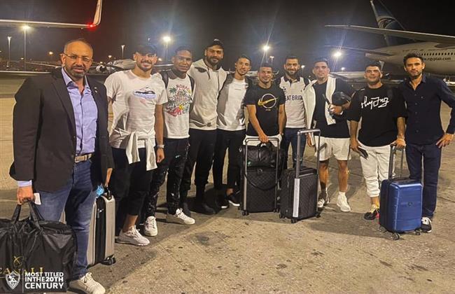 وفد الزمالك الثالث يغادر مطار القاهرة إلى كينيا