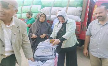  توزيع 7 آلاف شنطة مدرسية على الأيتام وذوى الهمم بمدارس شمال سيناء