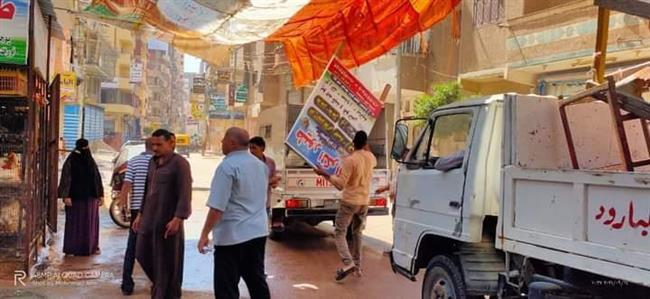 رفع ٤٣١ حالة إشغال طريق فى ٦ مراكز بالبحيرة