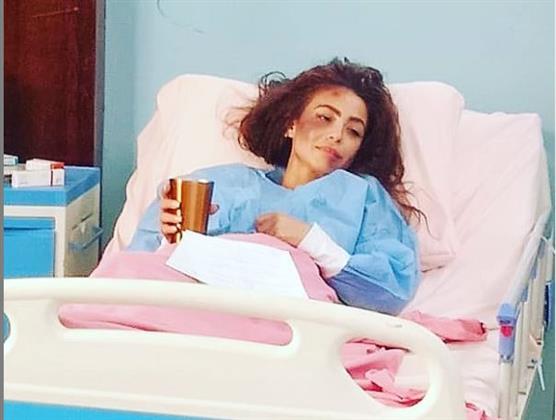 شاهد .. أول ظهور لـ دوللى شاهين بعد الاعتداء عليها
