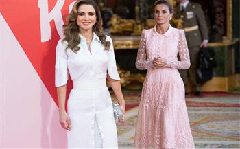   اناقة الملكة ليتيزيا تتنافس مع الملكة رانيا