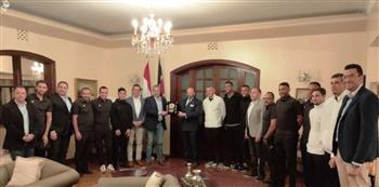 بعثة الزمالك تلبي دعوة «مأدبة العشاء» من السفير المصري في كينيا