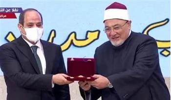  أول تعليق لـ "خالد الجندي" بعد تكريم الرئيس السيسي له
