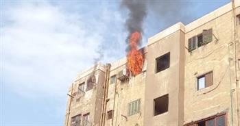   السيطرة علي حريق نشب داخل شقة سكنية بالقليوبية