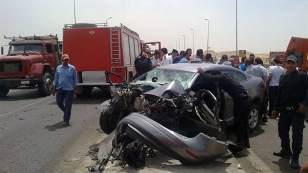 مصرع شخص دهسا أسفل سيارة نقل  في المنصورة
