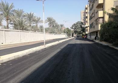 محافظ الجيزة يتابع خطة رصف عدد من المحاور المهمة