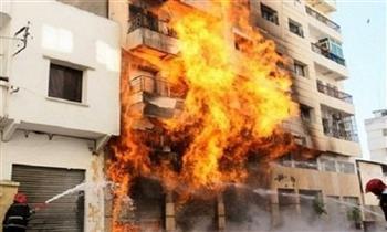 السيطرة علي حريق طابقين بعقار سكني في شبرا مصر