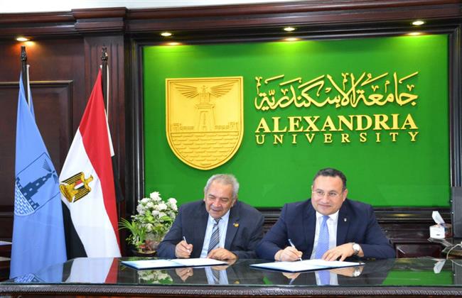 رئيس جامعة الإسكندرية يوقع بروتوكول تعاون مع شركة أوركيديا للصناعات الدوائية