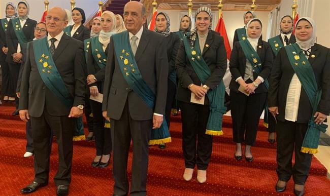 القاضيات الجدد بمجلس الدولة يؤدين اليمين الدستورية