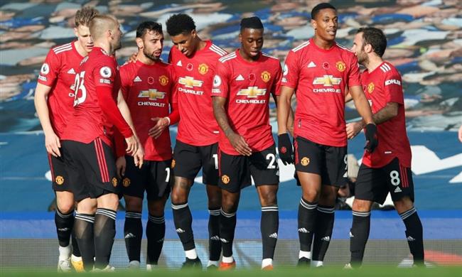 تشكيل مانشستر يونايتد ضد إيفرتون
