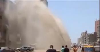   استغاثة مواطن لمحافظ قنا لانهيار منزله بسبب انفجار ماسورة مياه