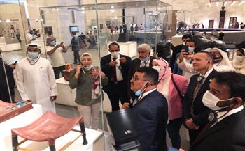   أعضاء البرلمان العربي في ضيافة متحف الحضارة