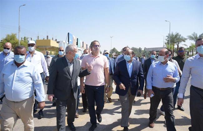 وزيرا التنمية المحلية والسياحة والآثار يتفقدان مشروعات إحياء طريق الكباش