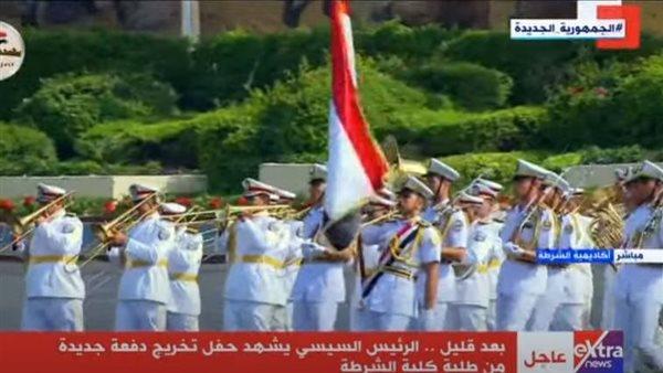  فيديو.. عزف الموسيقى العسكرية في حفل تخريج دفعة جديدة من كلية الشرطة