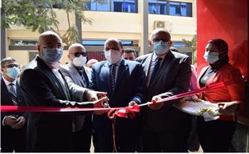   رئيس جامعة بني سويف يفتتح مبنى التموين الطبي 