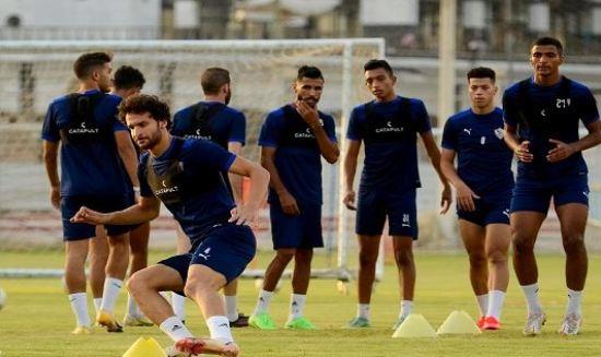 مران الزمالك.. كارتيرون يقسم اللاعبين لثلاث مجموعات لخوض التقسيمة