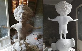   شاهد| تمثال محمد صلاح من الشمع قبل عرضه في لندن