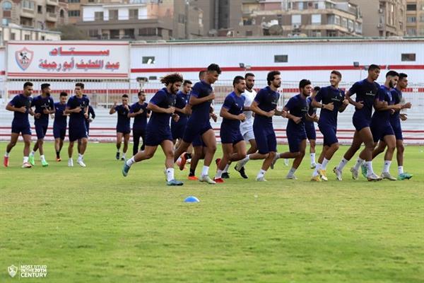 نادى الزمالك اليوم .. تدريبات ترفيهية للاعبين في مران اليوم