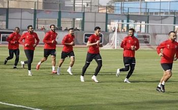 الأهلى يواصل تدريباته استعداداً للحرس الوطنى بدورى أبطال افريقيا