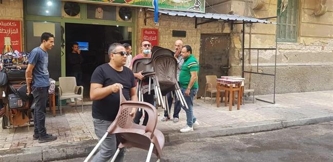 تحربر ٥٠ محضر مخالفة بوسط الإسكندرية 
