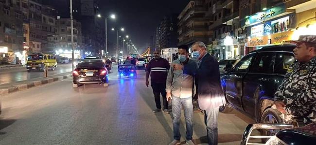 «الهجان» يقوم بجولة مسائية مفاجئة بحي شرق شبرا الخيمة