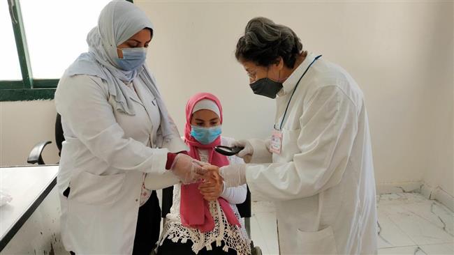 صحة المنيا تقدم الخدمات الطبية لـ 1800 مواطن بجبل الطير القبلية