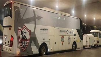 حافلة الزمالك تصل ستاد برج العرب