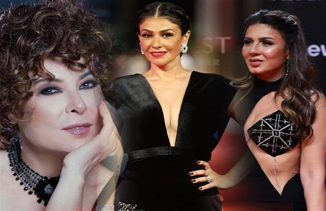 شاهد|| إطلالة أنوشكا ونجلاء بدر وبسمة فى ختام حفل الجونة السينمائى