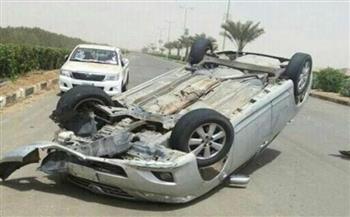   بالأسماء.. إصابة 3 أشخاص في انقلاب سيارة بصحراوي المنيا