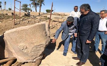 وزير السياحة يتفقد معابد الأقصر والكرنك