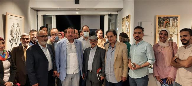 افتتاح معرض «حصاد» للفنان سامى البلشى بجاليرى ضى