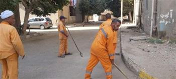   رفع 15 حالة إشغال من شوارع مدينة بني سويف