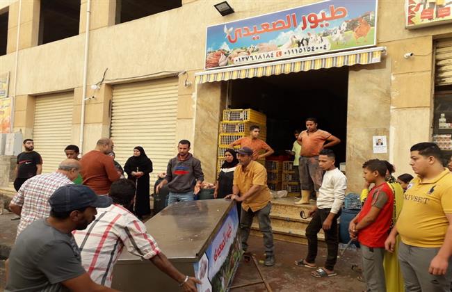 تحرير ٢٧ محضر  والتحفظ على ٣٥ إشغال متنوع  بغرب الإسكندرية 