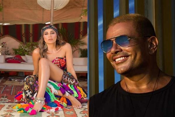 «فيديو» .. اللقاء الأول بين دينا الشربيني والهضبة بعد انفصالهما