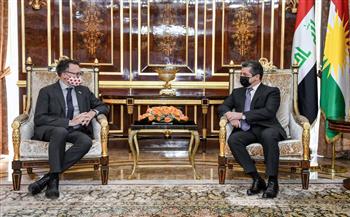   مسرور بارزانى والسفير الكندي لدى العراق يناقشان التعاون الأمني