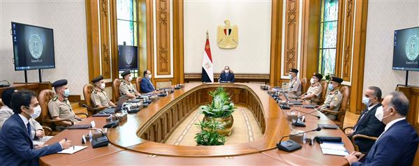 السيسى يتابع الموقف الإنشائى والهندسى لمشروعات الهيئة الهندسية