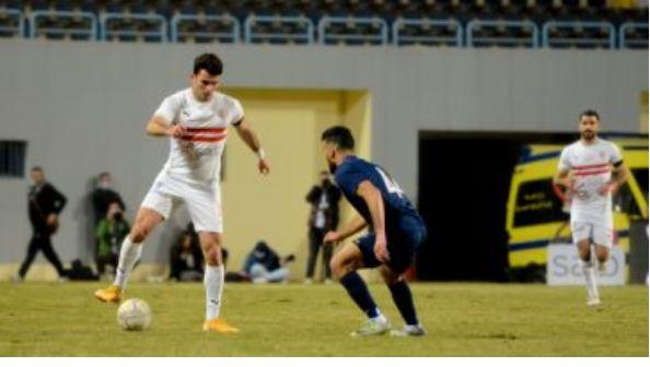 الزمالك يتقدم على إنبي بهدف دون رد في الشوط الأول